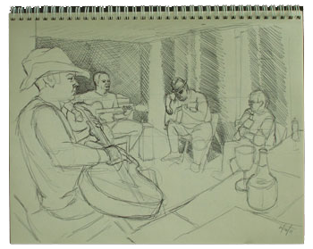 works on paper band